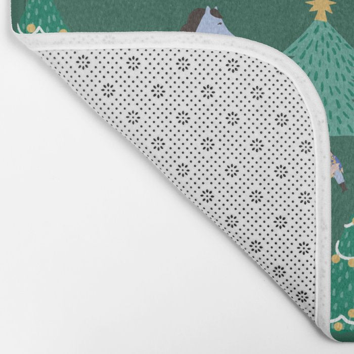 Nutcracker Pattern Bath Mat Gallery Image 2