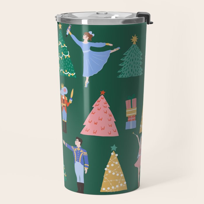 Nutcracker Pattern Travel Mug Gallery Image 2
