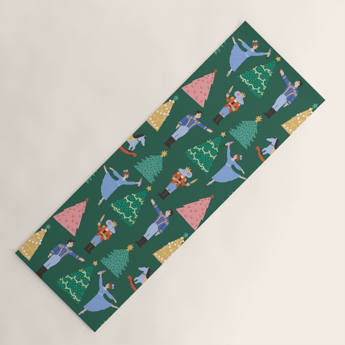 Nutcracker Pattern Yoga Mat Gallery Image 1