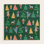 Nutcracker Pattern Wood Wall Art Gallery Image 1