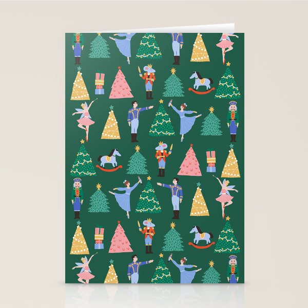 Nutcracker Pattern Stationery Card Gallery Image 1