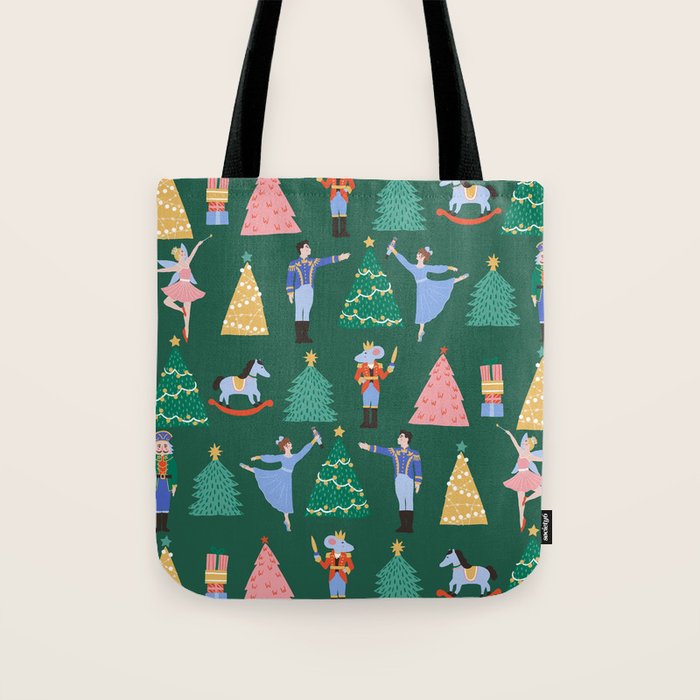 Nutcracker Pattern Tote Bag Gallery Image 1