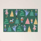 Nutcracker Pattern Welcome Mat Gallery Image 1