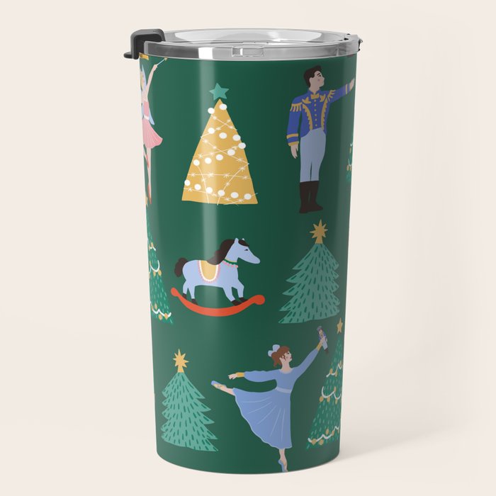 Nutcracker Pattern Travel Mug Gallery Image 3