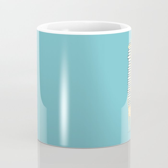 A Book Lover (blue) Coffee Mug Gallery Image 4