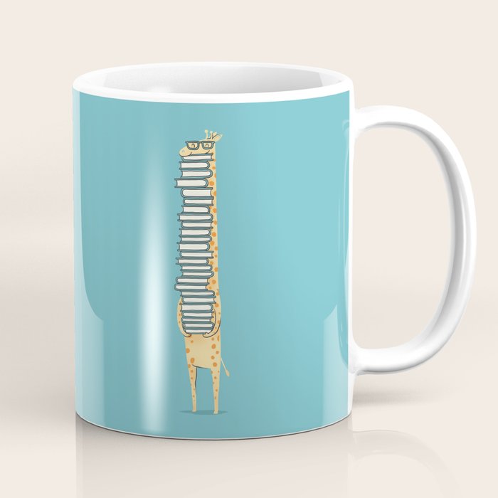 A Book Lover (blue) Coffee Mug Gallery Image 1