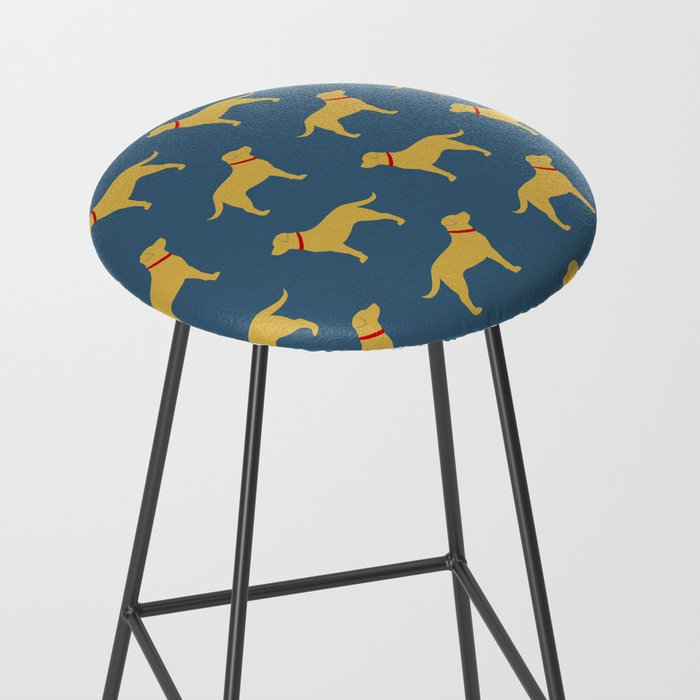 Yellow Labrador Retriever Dog Silhouette Stool Gallery Image 2