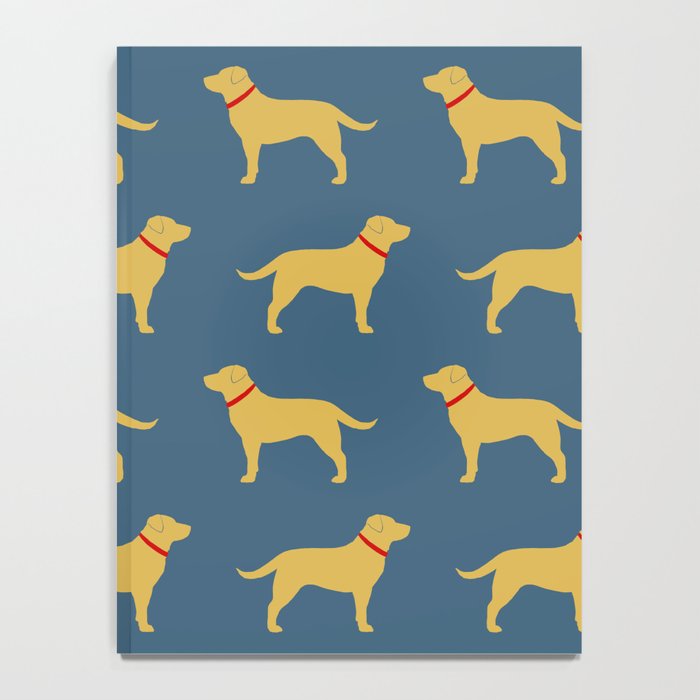 Yellow Labrador Retriever Dog Silhouette Notebook Gallery Image 4