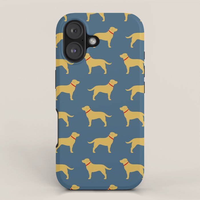 Yellow Labrador Retriever Dog Silhouette iPhone Case Gallery Image 1