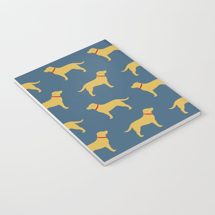 Yellow Labrador Retriever Dog Silhouette Notebook Gallery Image 3