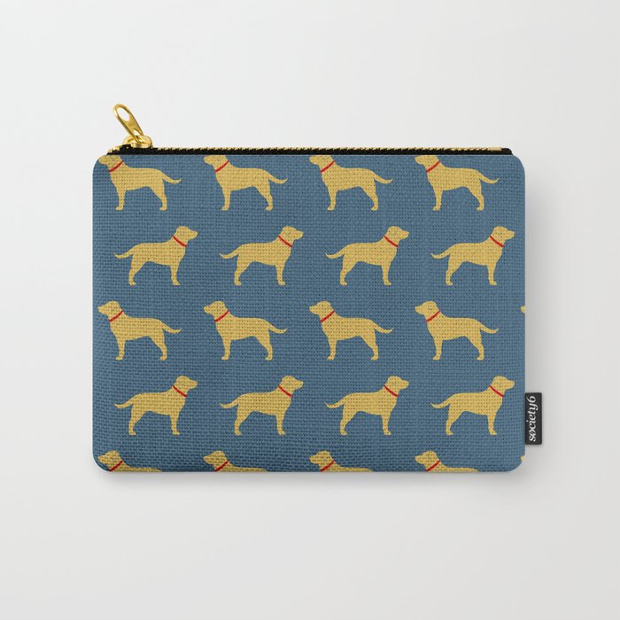 Yellow Labrador Retriever Dog Silhouette Carry All Pouch Gallery Image 1