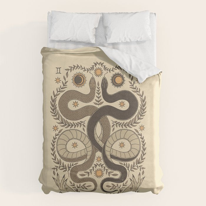 Gemini, The Twins Duvet Cover Gallery Image 6