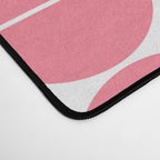 Mid Century Modern Geometric 04 Pink Desk Mat Gallery Image 4