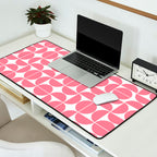 Mid Century Modern Geometric 04 Pink Desk Mat Gallery Image 2