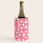 Mid Century Modern Geometric 04 Pink Wine Chiller Gallery Image 1