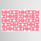 Mid Century Modern Geometric 04 Pink Tablecloth Gallery Image 2
