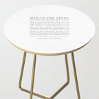 The Man In The Arena, Theodore Roosevelt Side Table Gallery Image 2