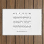 The Man In The Arena, Theodore Roosevelt Outdoor Rug Gallery Image 1