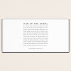 The Man In The Arena, Theodore Roosevelt Desk Mat Gallery Image 3