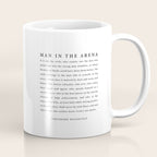 The Man In The Arena, Theodore Roosevelt Coffee Mug Gallery Image 1