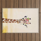 Giraffe Outdoor Rug Gallery Image 1