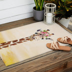 Giraffe Outdoor Rug Gallery Image 2