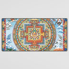 Tibetan Buddhist Vajrayana Teachings Thangka Desk Mat Gallery Image 3