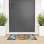 Tibetan Buddhist Vajrayana Teachings Thangka Welcome Mat Gallery Image 3