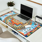 Tibetan Buddhist Vajrayana Teachings Thangka Desk Mat Gallery Image 2