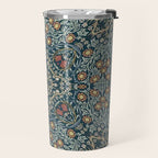 William Morris Blue Travel Mug Gallery Image 2