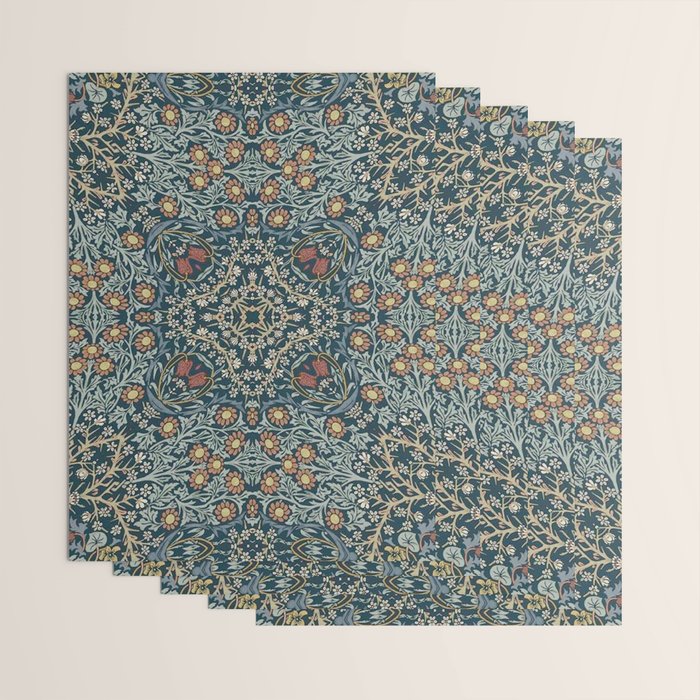 William Morris Blue Wrapping Paper Gallery Image 3