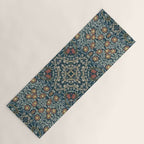 William Morris Blue Yoga Mat Gallery Image 1