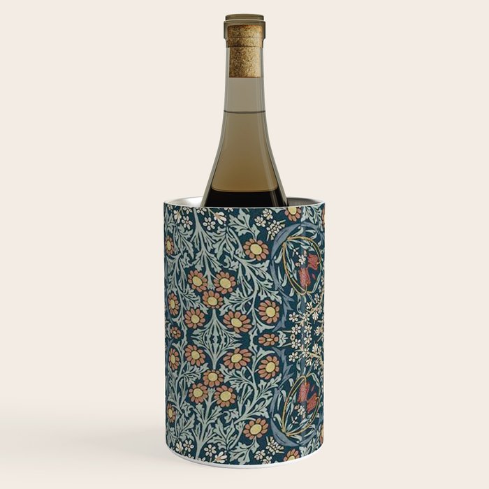 William Morris Blue Wine Chiller Gallery Image 2
