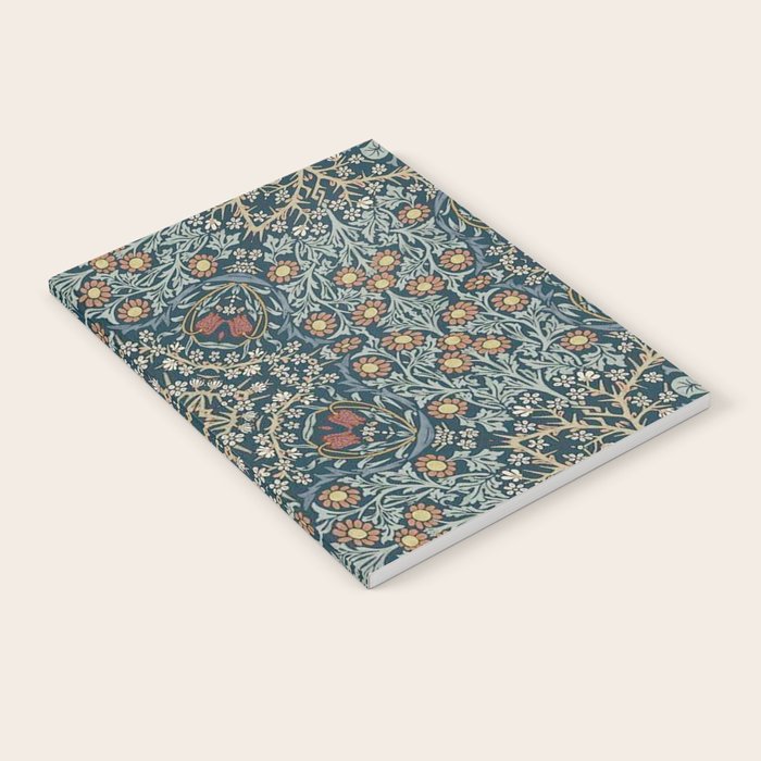 William Morris Blue Notebook Gallery Image 1