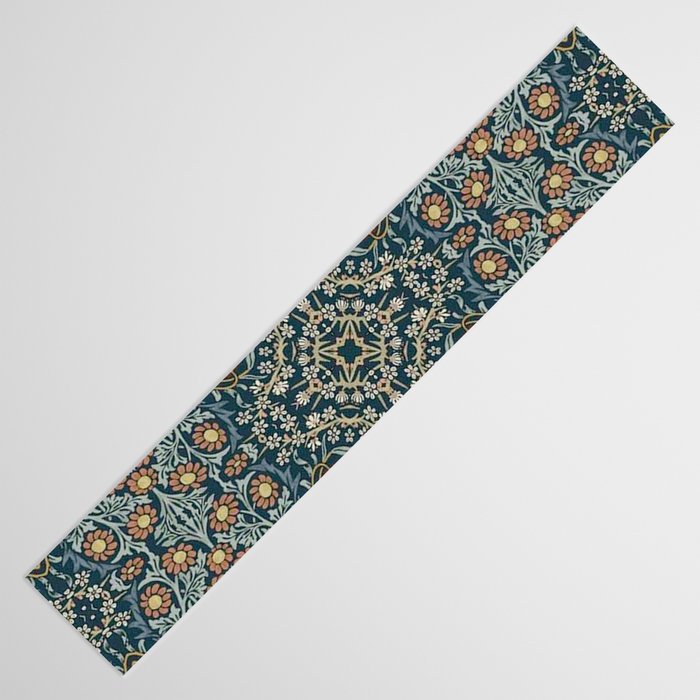 William Morris Blue Table Runner Gallery Image 3