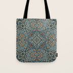 William Morris Blue Tote Bag Gallery Image 1