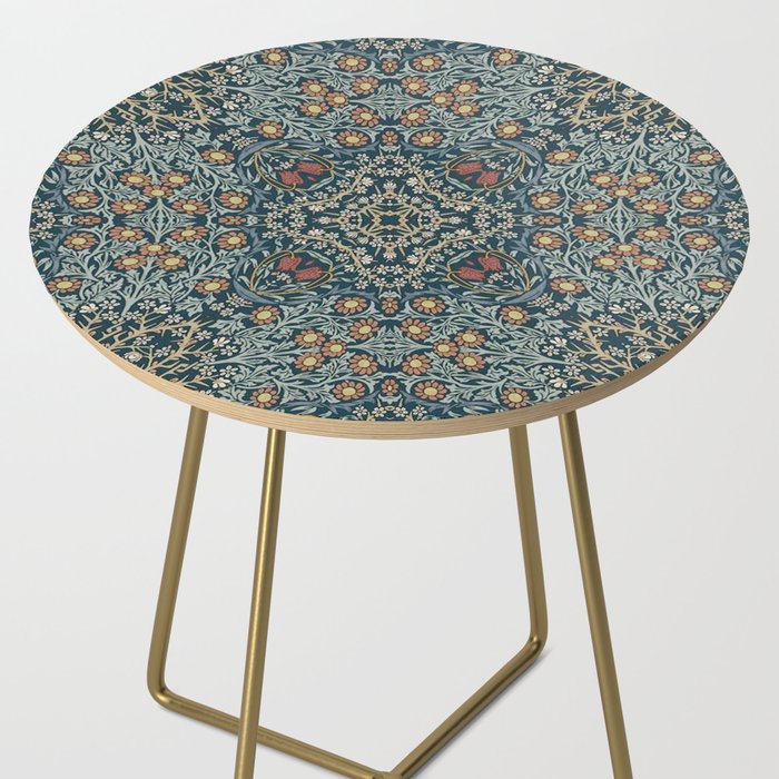William Morris Blue Side Table Gallery Image 2