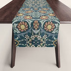 William Morris Blue Table Runner Gallery Image 1