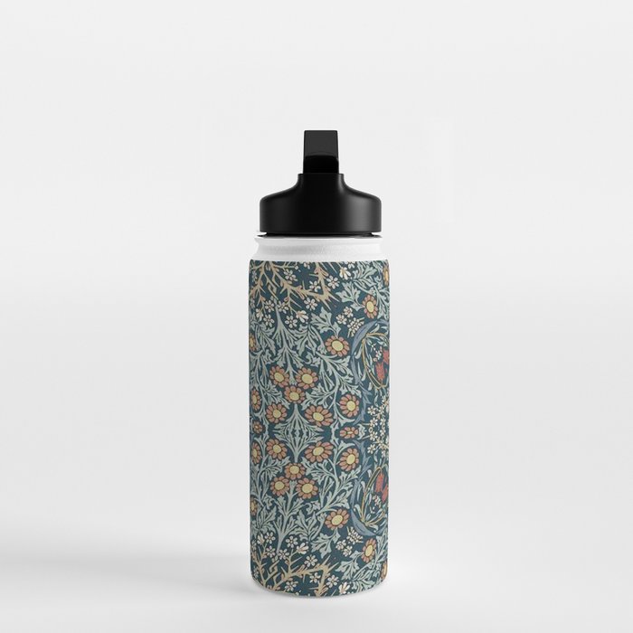 William Morris Blue Water Bottle Gallery Image 3