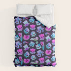 Ghost octopus Duvet Cover Gallery Image 6