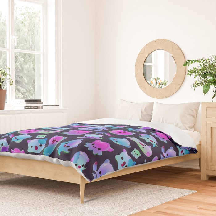 Ghost octopus Duvet Cover Gallery Image 2