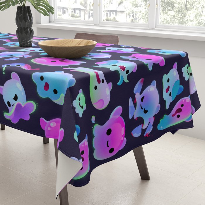 Ghost octopus Tablecloth Gallery Image 3
