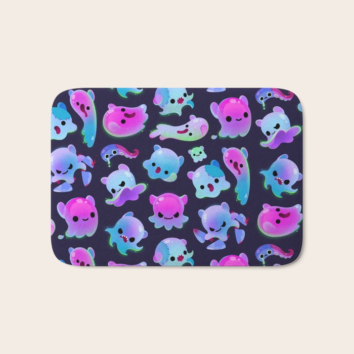 Ghost octopus Bath Mat Gallery Image 1