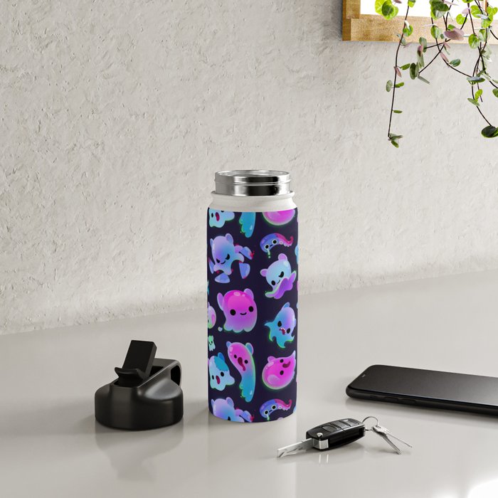 Ghost octopus Water Bottle Gallery Image 4