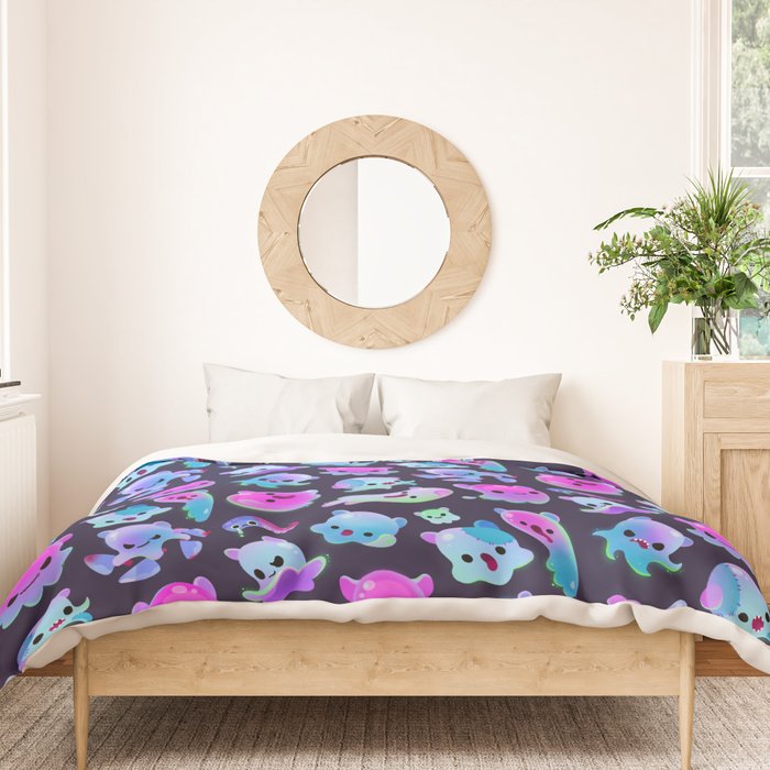 Ghost octopus Duvet Cover Gallery Image 3