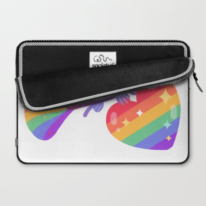 Rainbow guppy 7 Laptop Sleeve Gallery Image 2