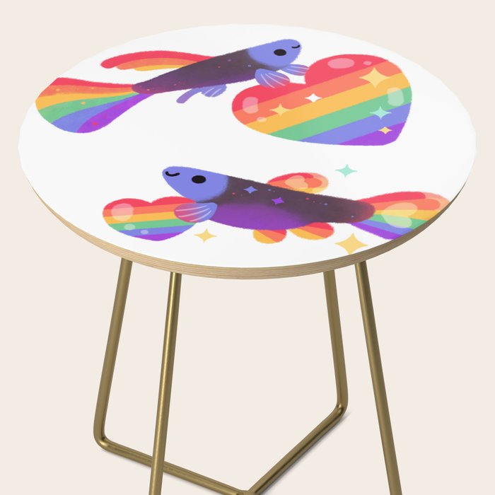Rainbow guppy 7 Side Table Gallery Image 2