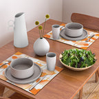 Orange Poppies On A White Background #decor #society6 #buyart Placemat Gallery Image 2