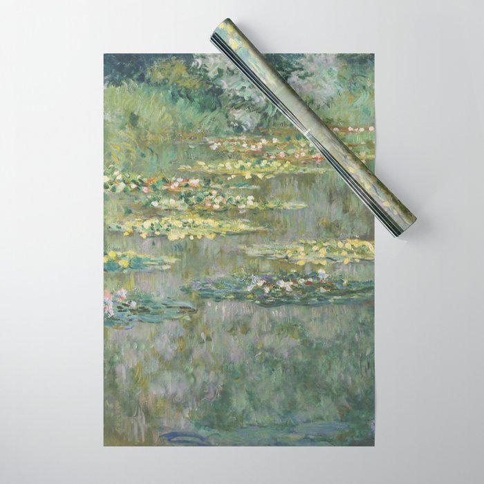Water Lily Pond Claude Monet Wrapping Paper Gallery Image 1
