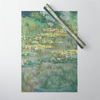 Water Lily Pond Claude Monet Wrapping Paper Gallery Image 1
